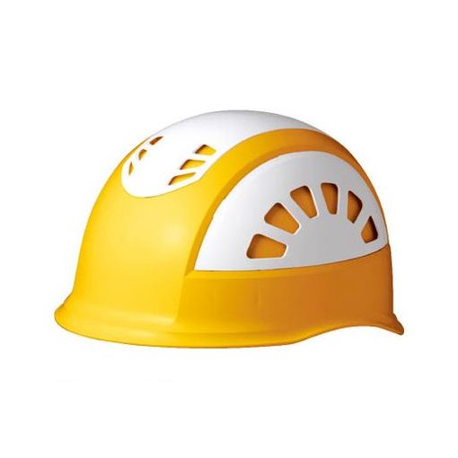 【受注生産品 納期-約1ヶ月】ミドリ安全 SC17BVRAKPYW ABS製ヘルメット【通気孔付】