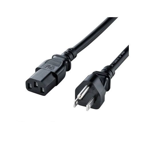 (LINEクーポン有)サンワサプライ KB-D3247A 電源コード 4m KBD3247A ブラック SUPPLY SANWA 電源ケーブルケーブル パソコン周辺機器 便利グッズ