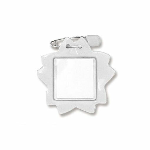 共栄プラスチック C-7-10-W 桜型名札 10枚入 ホワイト C710W【AKB】