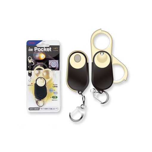 共栄プラスチック SR-1800 ライト付くり出しルーペ SR1800【AKB】