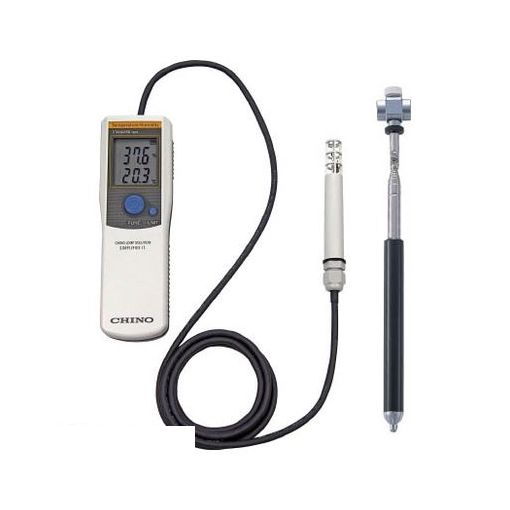 【即納在庫品】「直送」チノー HNEHSPB CHINO ハンディ形温湿度計【スタンダード・高所測定用伸縮シャ..