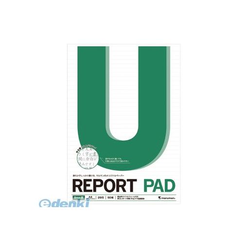 マルマン P142A A4 レポートパッド メモリ入8mm罫【1冊】