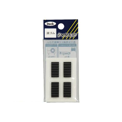 【即納在庫品】「直送」光 KWR12-1 波ゴム黒3×10×20mm KWR121