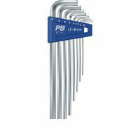 PBスイス 211H-8 ホルダー付六角棒レンチセットロング パックナシ 211H8