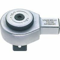 スタビレー:STAHLWILLE： STAHLWILLE 735/40 トルクレンチ差替ヘッド 3/4SQラチェット 735/40