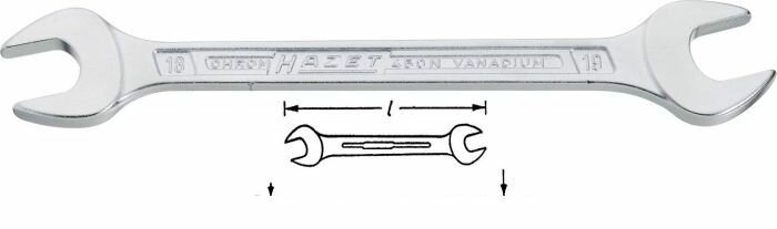 【納期-通常7日以内に発送 在庫切れ時-約2ヶ月】ハゼット HAZET 450N-24X27 ダブルオープンエンドレンチ450N24X27【おしゃれおすすめ】