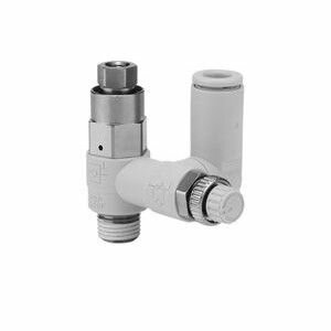 SMC ASP430F-02-06S パイロットチェック弁付スピードコントローラ ASP430F0206S