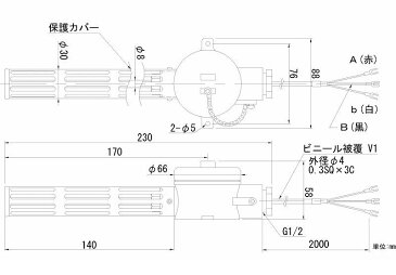 【個数：1個】日本電測 RN11-2M 壁取付型白金測温抵抗体 RN112M【ポイント5倍】