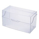ナカバヤシ 98468 かたづけBOX 収納ボックス CD コンパクトディスク CKB−401CR クリア 98468