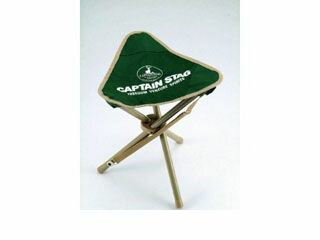 キャプテンスタッグ M-3876 三脚チェア グリーン M3876【キャンセル不可】