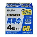 朝日電器 ELPA EKP100V54LW-C4P チョウジュミョウミニクリ54W4P EKP100V54LWC4P