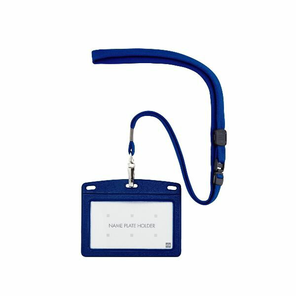 【即納在庫品】「直送」オープン工業 N-123P-BU 吊り下げ名札 レザー調 1枚 青 N123PBU【AKB】