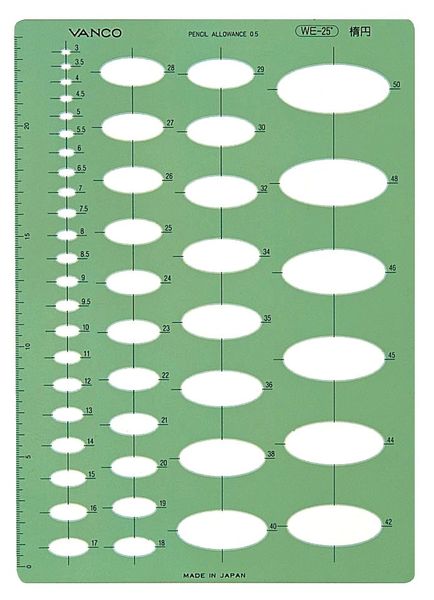 バンコ（VANCO） 20025 テンプレート WE-25