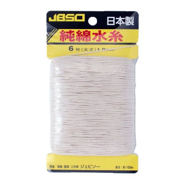 G23005 オカムラ技研 JBSO ジェビソー 純綿水糸 6号 100m