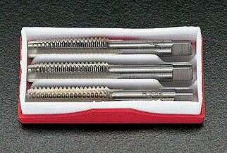 Tool Kits - (LINEクーポン有)【個人宅配送不可】【即納在庫品】「直送」エスコ EA829EC-2.5 5/16 xW18 SKS ハンドタップセット EA829EC2.5【キャンセル不可】
