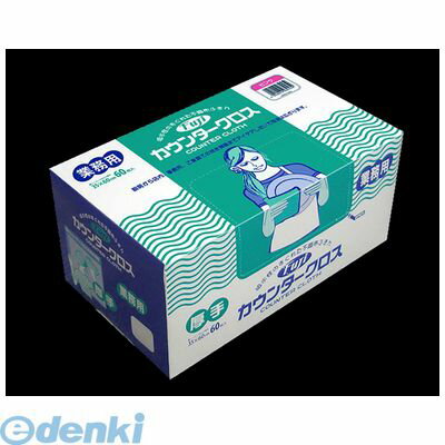 【同梱不可】【お一人さま1点限り】フジナップ 941800 フジカウンタークロス厚手 グリーン 60枚×6箱入