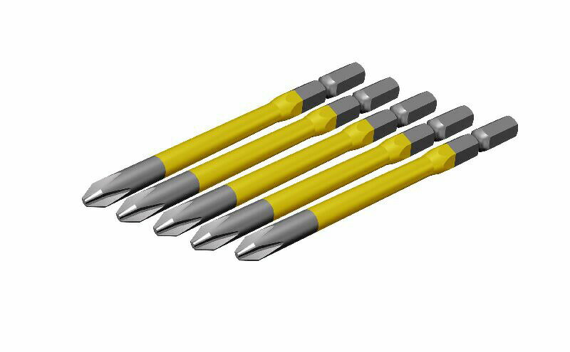 【仕様】 ●先端サイズ：＋2●全長：65●塗装色：黄●段付タイプ 【特長】