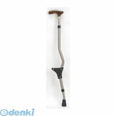 【個数：1個】クリスタル産業株式会社 SU-104 直送 代引不可・他メーカー同梱不可 スタンダップサポートケイン　ブロンズ つやあり木製グリップ SU104