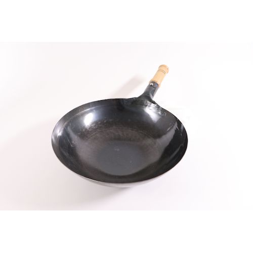 4949362001569 カンダ kan 鉄打出木柄片手中華鍋 27cm