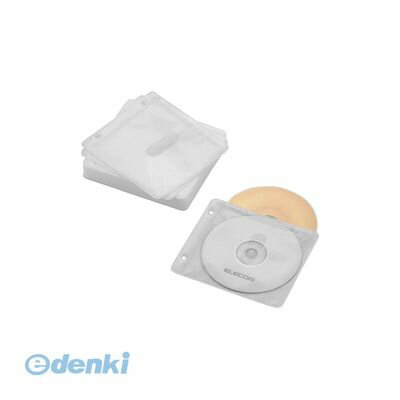 ELECOM エレコム CCD-NBWB60WH Blu−ray・CD・DVD対応不織布ケース 2穴 CCDNBWB60WH