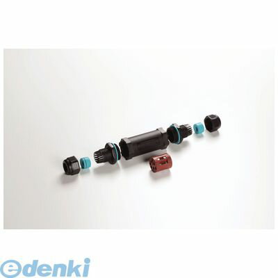 乐天商城 - (LINEクーポン有)タカチ THB400-4P-13 【2セット】 直送 代引不可・他メーカー同梱不可 THB390・400型 防水中継コネクタ ブラック／グリーン THB4004P13