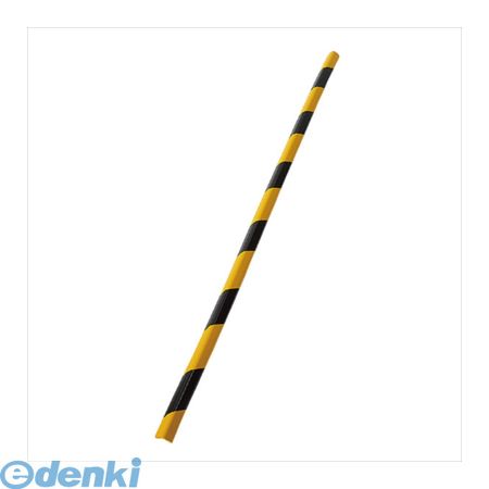 カーボーイ CAR-BOY 696 安心クッションL字型 細 ブラック/イエロー 幅24mmX長さ900mmX厚み6mmX高さ22mm
