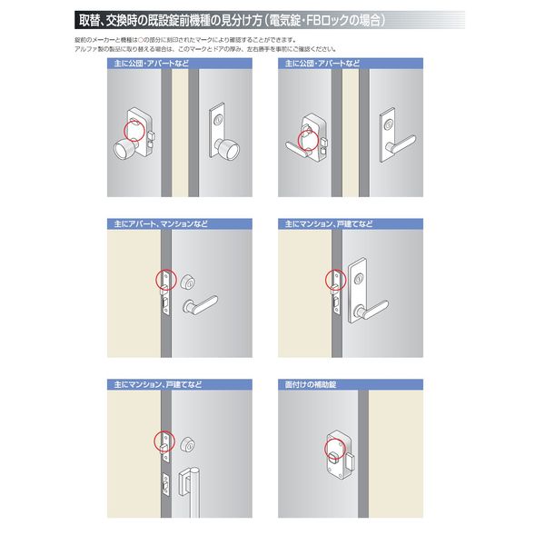 アルファ 4532757001635 FBロック 取替シリンダー シルバー LA用