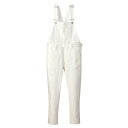 4930269232217 SMART WORK WEAR SW153 レディースオーバーオール 色:ホワイト サイズ:S