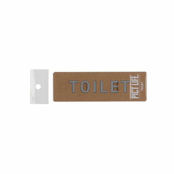 ハイロジック 4960983247754 00024775 PICT LIFE TOILET グレー 1枚入