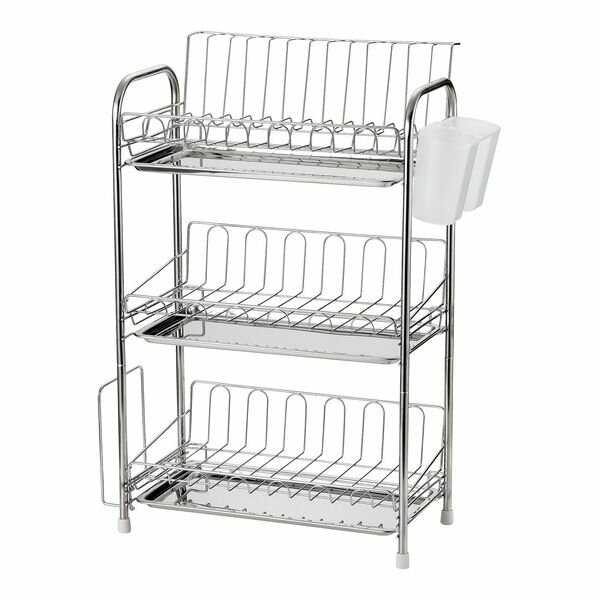 パール金属 HC-639 シエラ ステンレス製3段式水切りバスケット スリム HC639【キャンセル不可】