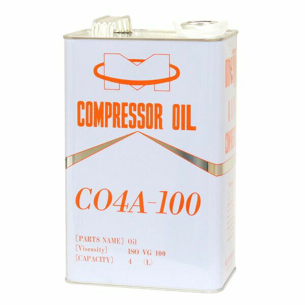 (LINEクーポン有)明治機械製作所 CO4A-100 直送 代引不可 他メーカー同梱不可 コンプレッサ用オイル CO4A100