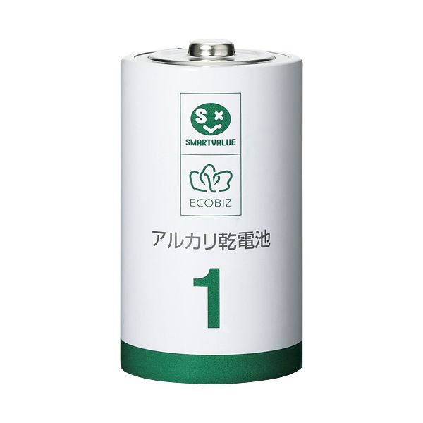 スマートバリュー N211J-10P アルカリ乾電池！】 単1×10本 N211J10P ジョインテックス アルカリ乾電池III