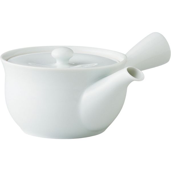 西海陶器 40619 白磁 まんてん中急須