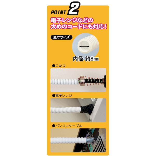 ドギーマン4976555943009いたずらガードマンにがーい配線カバー約1.8m