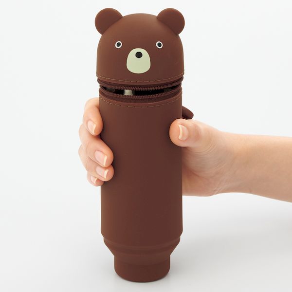 リヒトラブ LIHIT LAB. A-7712-7 SMART FIT PuniLabo スタンドペンケース 7ミケネコ A77127 akarica-11115739 アカリカ サンプル画像3
