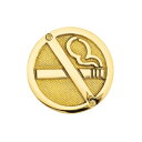 ゴーリキアイランド 630370 真鍮製サインプレート SYMBOL 金色 文字 NO SMOKING 真鍮 サイン プレート ドアプレート ブラス 室名板 禁...