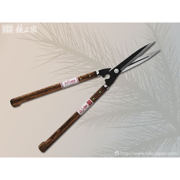 (LINEクーポン有)みきかじや村 TS171 鋭型刈込鋏 青紙 210mm 本焼尺3寸ナタ柄