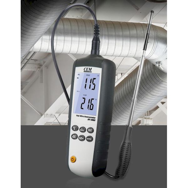 計測用具 - (LINEクーポン有)CEM DT-3880 熱線式風速計 DT3880