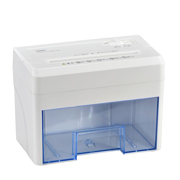 オーム電機メーカーお問い合わせ：0120-963-006【商品説明】特　徴●取っ手がついて持ち運びがラクラク、コンパクトな卓上シュレッダー●3x18mmクロスカットで、個人情報もばっちりガード●60dBの静音設計、ダストボックスにはLED付...