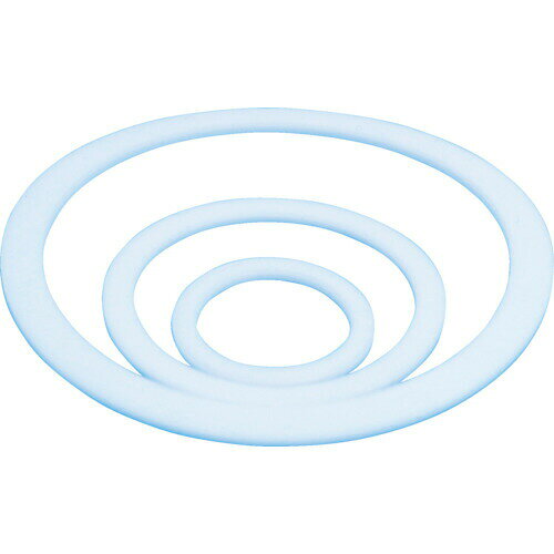 ニチアスメーカーお問い合わせ：03-3438-9726【特長】●純粋なフッ素樹脂（PTFE）100%で成型されたガスケットです。●ほぼ全ての薬品に対し耐薬品性があります。●純粋性が高くクリーン要求の高い高純度薬液や医薬・食品の製造ラインに使用できます。●食品衛生法・食品・添加物等規格基準に適合しています。【用途】●耐薬品性を求められるプロセス配管や機器。【仕様】●呼び径A：20●呼び径B：3/4●内径(mm)：31●外径(mm)：39●厚さ(mm)：1.5【仕様2】●使用温度範囲：-100〜100℃●最高使用圧力：水・油系・腐食性流体 1MPa/ガス系流体 1MPa●温度によって最大圧力値が変動●食品衛生法・食品・添加物などの規格基準適合【材質／仕上】●フッ素樹脂（PTFE）【注意】●100℃以上の温度ではクリープにより変形が大きくなるため、使用できません。溝付フランジを使用してください。【原産国】日本
