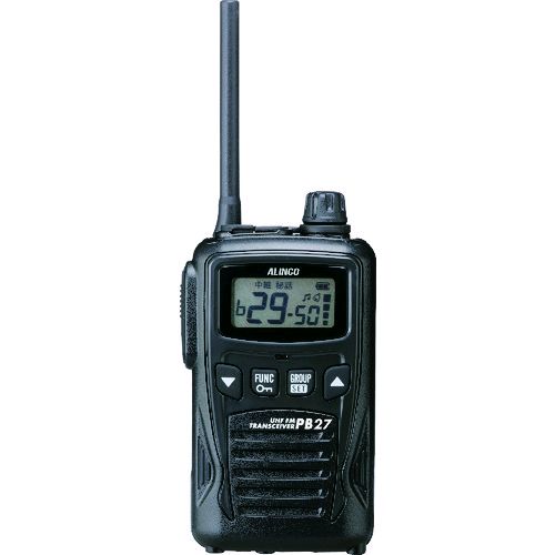 【即納在庫品】「直送」【個数:1個】アルインコ DJPB27 特定小電力トランシーバー 47ch 491-6093 【送料無料】