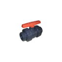 【即納在庫品】「直送」【個数:1個】積水化学工業 BV32NX 塩ビ製ボールバルブ ねじ込み式 本体PVC OリングEPDM 35 長さ149mm×高さ115m...