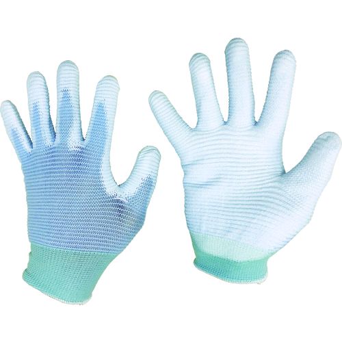 【即納在庫品】「直送」勝星 D330M ウレタン背抜き手袋 凸凹フィットライナー Mサイズ