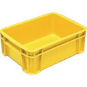 【即納在庫品】「直送」DICプラスチック DA-7 Y DA型コンテナDA-7 外寸:W336×D244×H121 黄 DA7Y