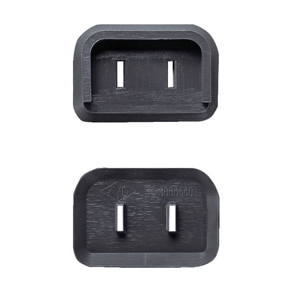 「直送」トラスコ TRUSCO PL2LCAP-50P-BK プラグ安全カバー2Pスイングプラグ用 50P入 ブラック PL2LCAP50PBK
