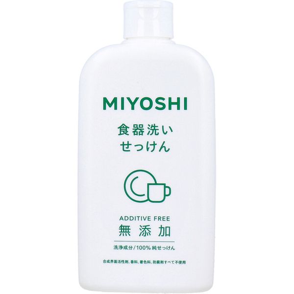 4537130102046 無添加 食器洗いせっけん 本体 370mL【キャンセル不可】