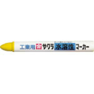 サクラクレパスメーカーお問い合わせ：06-6910-8823【特長】●上向きでも書けます。●水で消せます。●メッキ加工の部分や、ステンレス工作では、酸洗いでマーク跡が消えます。【用途】●溶接個所、鉄、ガラスへのマークチェック用。【仕様】●色:黄【材質／仕上】●顔料●巻ラベル:紙