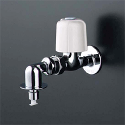 KVK K131Y 洗濯機用水栓 吐水口回転形 K-131Y