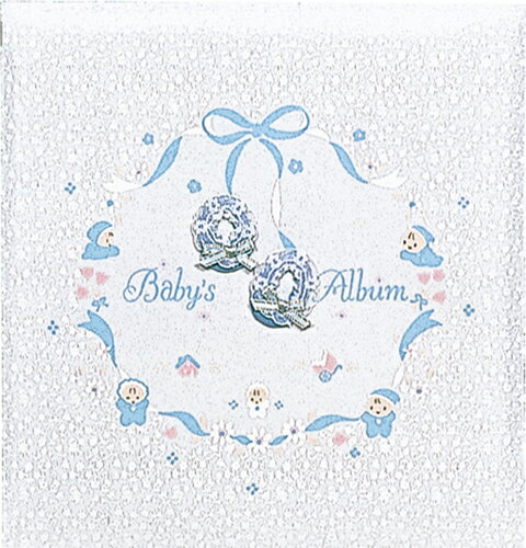 ナカバヤシ 23439 フエル誕生用/ベビーアルバム/ブルー ア-LB-350-B
