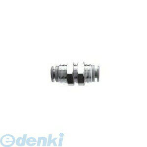 (LINEクーポン有)SMC KRE06-00 【10個入】難燃性 UL-94規格V-0相当 FRワンタッチ管継手 隔壁用ユニオン KRE0600